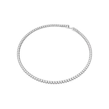 Swarovski 5681801 Matrix Tennis Neclace Round Cut Small White Rhodium Plated Kolye