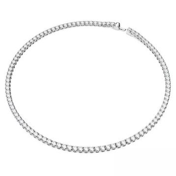 Swarovski 5681801 Matrix Tennis Neclace Round Cut Small White Rhodium Plated Kolye