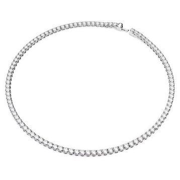 Swarovski 5681801 Matrix Tennis Neclace Round Cut Small White Rhodium Plated Kolye