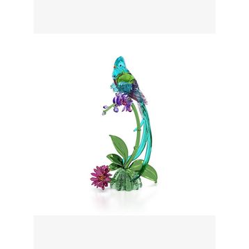 Swarovski 5682123 Idyllıa Quetzal and Orchid Ev Dekorasyonu