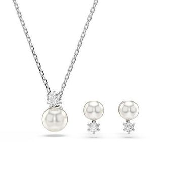 Swarovski 5689624 Matrix Pearl White-Rhs Set
