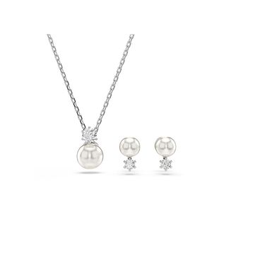 Swarovski 5689624 Matrix Pearl White-Rhs Set