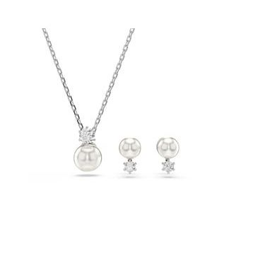 Swarovski 5689624 Matrix Pearl White-Rhs Set