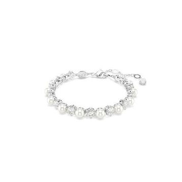 Swarovski 5689625 Matrix Tb Pearl White-Rhs M Bilezik
