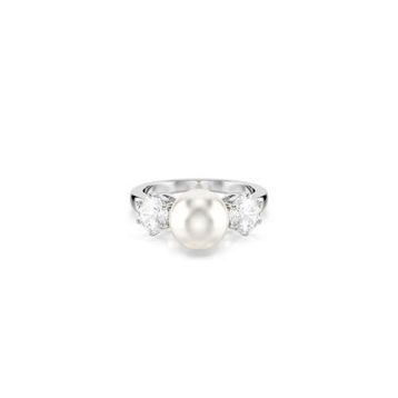 Swarovski 5689628 Matrix Ring 8 mm Pearl White-Rhs 58 Yüzük