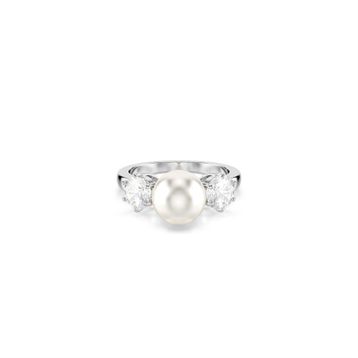 Swarovski 5689628 Matrix Ring 8 mm Pearl White-Rhs 58 Yüzük