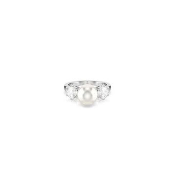 Swarovski 5689629 Matrix Ring 8 mm Pearl White-Rhs 60 Yüzük