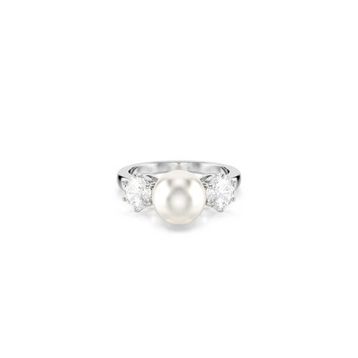 Swarovski 5689629 Matrix Ring 8 mm Pearl White-Rhs 60 Yüzük