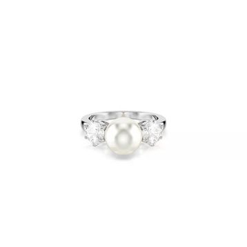 Swarovski 5689629 Matrix Ring 8 mm Pearl White-Rhs 60 Yüzük
