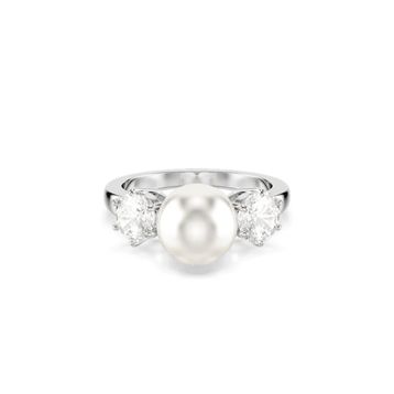 Swarovski 5689630 Matrix Ring 8 mm Pearl White-Rhs 55 Yüzük