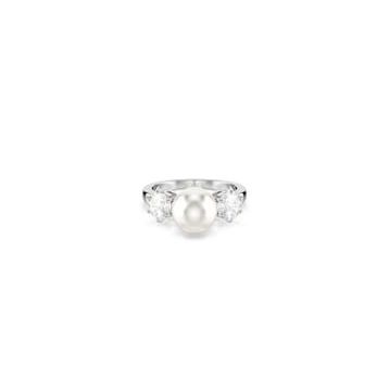 Swarovski 5689630 Matrix Ring 8 mm Pearl White-Rhs 55 Yüzük