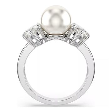 Swarovski 5689630 Matrix Ring 8 mm Pearl White-Rhs 55 Yüzük