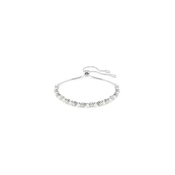 Swarovski 5689633 Matrix Bracelet 3 mm White-Rhs M Bilezik