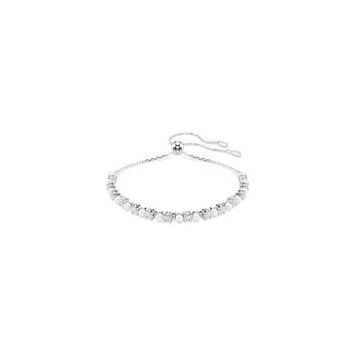 Swarovski 5689633 Matrix Bracelet 3 mm White-Rhs M Bilezik
