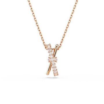 Swarovski 5689788 Hyperbola Pend 2 Band White-Ros Kolye