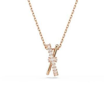 Swarovski 5689788 Hyperbola Pend 2 Band White-Ros Kolye