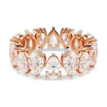 Swarovski 5690090 Re Matrix Ring White-Ros 50 Yüzük