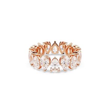 Swarovski 5690093 Re Matrix Ring White-Ros 58 Yüzük