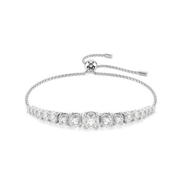 Swarovski 5690677 Matrix Bracelet Grad White-Rhs M Bilezik