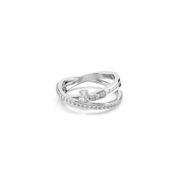 Swarovski 5691228 Hyperbola Ring 2 Row White-Rhs 50 Yüzük