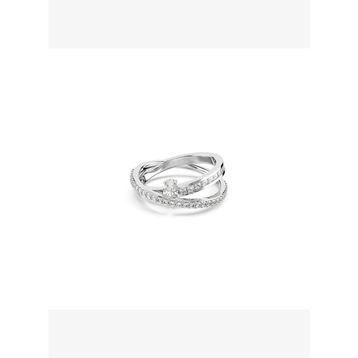 Swarovski 5691230 Hyperbola Ring 2 Row White-Rhs 58 Yüzük