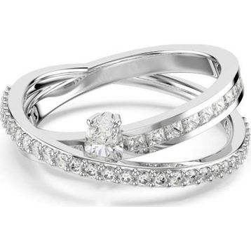 Swarovski 5691232 Hyperbola Ring 2 Row White-Rhs 60 Yüzük