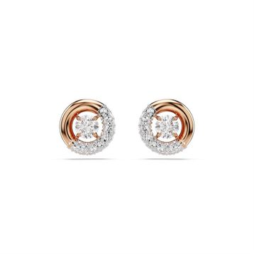 Swarovski 5692258 Dextera Pe Stud Cry-Ros Küpe