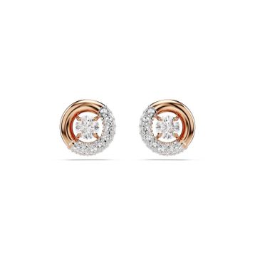 Swarovski 5692258 Dextera Pe Stud Cry-Ros Küpe