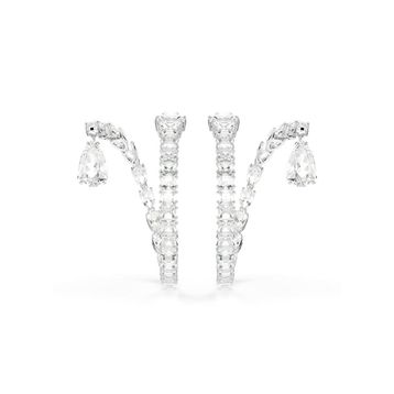 Swarovski 5692524 Matrix Pe Hoop Cry-Rhs Küpe