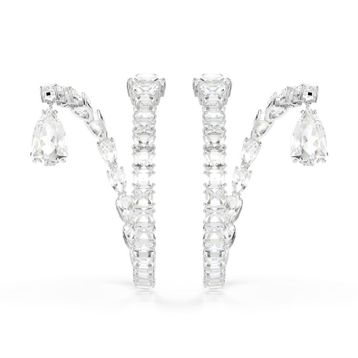 Swarovski 5692524 Matrix Pe Hoop Cry-Rhs Küpe