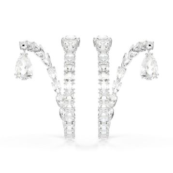 Swarovski 5692524 Matrix Pe Hoop Cry-Rhs Küpe