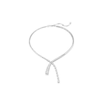 Swarovski 5692533 Matrix Necklace V White-Rhs Kolye