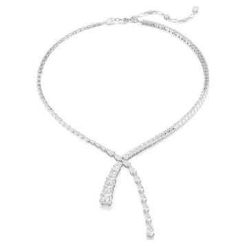Swarovski 5692533 Matrix Necklace V White-Rhs Kolye