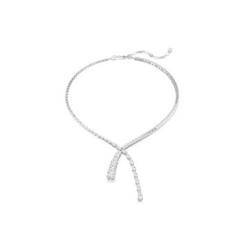 Swarovski 5692533 Matrix Necklace V White-Rhs Kolye