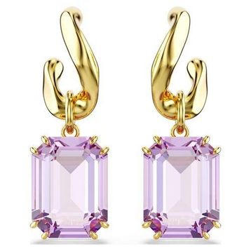 Swarovski 5694784 Millenia Pe Stud Viol-Gos Küpe
