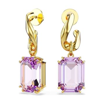 Swarovski 5694784 Millenia Pe Stud Viol-Gos Küpe