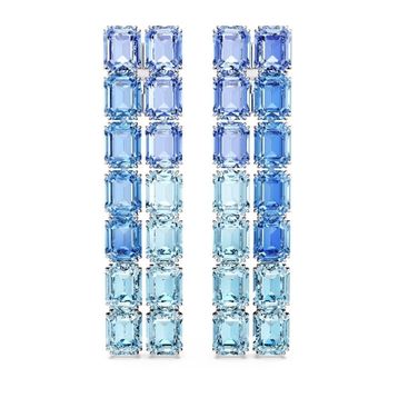 Swarovski 5696517 Millenia Ce L Blu-Rhs Küpe