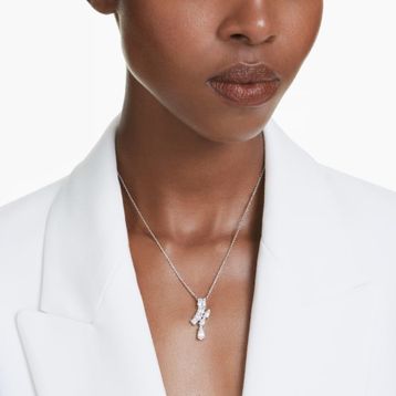 Swarovski 5700420 Matrix Pend Motıf Whi-Rhs Kolye