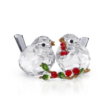 Swarovski 5701371 Idyllıa Bird Couple and Berries Ev Dekorasyonu