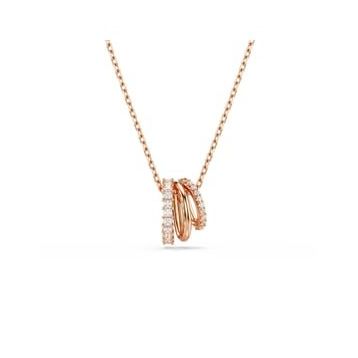 Swarovski 5701494 Hyperbola Pend 3 Row White-Ros Kolye