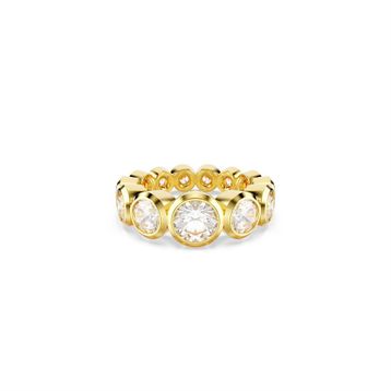 Swarovski 5705476 Imber Ring Round White-Gos 52 Yüzük