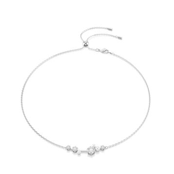Swarovski 5705626 Constella Necklace Bar White-Rhs Kolye
