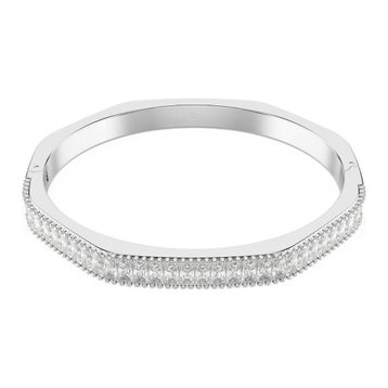 Swarovski 5705784 Matrix Bangle White-Rhs M Bilezik