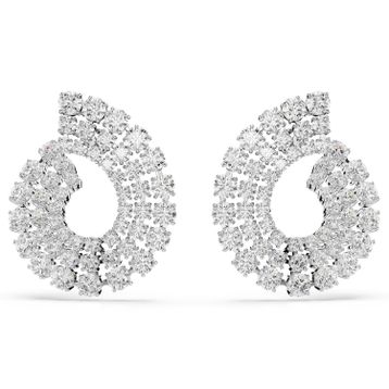 Swarovski 5705834 Matrix Pe Round White-Rhs Küpe