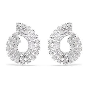 Swarovski 5705834 Matrix Pe Round White-Rhs Küpe