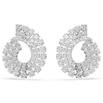 Swarovski 5705834 Matrix Pe Round White-Rhs Küpe