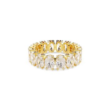 Swarovski 5707190 Matrix Ring Oval Whi-Gos 55 Yüzük