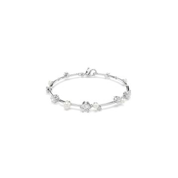 Swarovski 5707511 Constella Bracelet Pearl Whi-Rhs M Bilezik