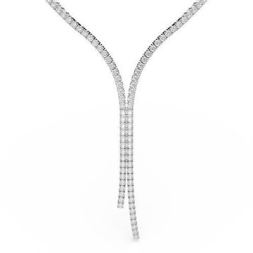 Swarovski 5707988 Matrix Tn Long White-Rhs Kolye