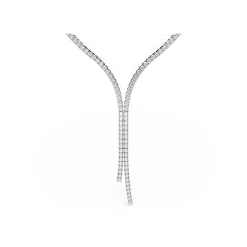 Swarovski 5707988 Matrix Tn Long White-Rhs Kolye